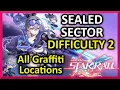 Sealed Sector Difficulty 2 - All Graffiti Locations
