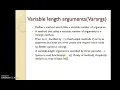 Varargs Method