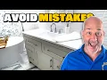 How to Install a Bathroom Vanity From A to Z
