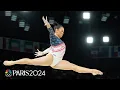 Suni Lee adds to gymnastics all-around score with beam routine Paris Olympics NBC Sports