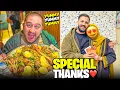 Special Gift \u0026 Thanks for family on my Back🙏🏻Ordered Full Menu for Shazi😱