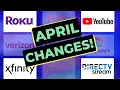 Big Streaming TV Changes for April 2025