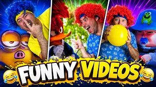 TRY NOT TO LAUGH 😆 Best Funny Cartoon Videos 😂 Funniest Animated Moments Challenge