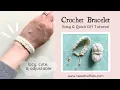 How to Make CROCHET BRACELET Free Beginner Pattern Easy Quick Fun DIY Yarn Crafts Tutorial