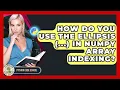 How Do You Use The Ellipsis In NumPy Array Indexing - Python Code School