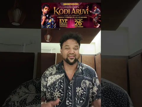 🎤✨ Sean Roldan's "KODI ARUVI"– Live in Concert❤️