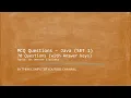 MCQ Questions - Java SET 1 ISC Class 12 ThinkComputer