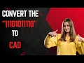 Write a program to convert Binary to ASCII characters