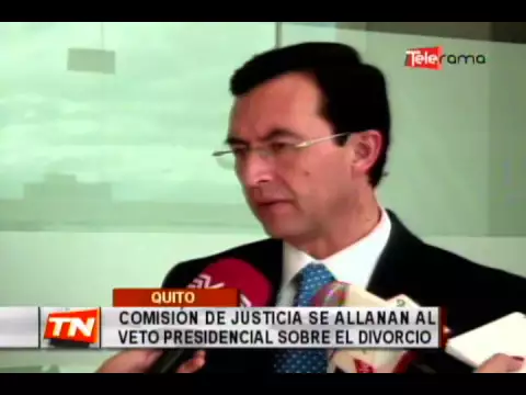 Comisión de justicia se allanan al veto presidencial sobre el divorcio