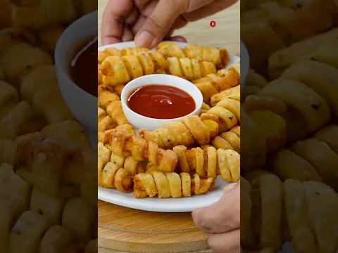 Crispy Aloo Atta Spiral Snack Recipe #recipe #teatimesnacks #easyrecipe #indiansnacks #eveningsnacks