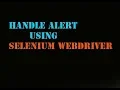 How to capture the text present in an alert using Selenium
