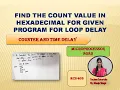 U2 L14 Find Count Value for given time Delay in 8085 Microprocessor Time delay Example of 8085 MP