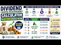 Dividend Capital Requirement Calculator for 7 500 Monthly Income