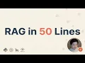 Build a RAG System in 50 Lines of Python