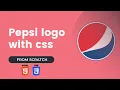 Pepsi Logo with Pure CSS HTML