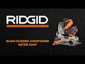 RIDGID R4241 15 Amp Corded 10 Inch Dual Bevel Sliding Miter Saw