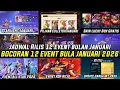 BOCORAN 12 EVENT MOBILE LEGENDS BULAN JANUARY 2026! PILIHAN COLLETOR JANUARI, SKIN LUCKY BOX GRATIS