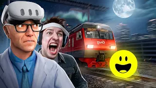VR 24 ЧАСА ВЫЖИВАНИЯ с ВЕРИТИ на ПОЕЗДЕ в Garry's Mod
