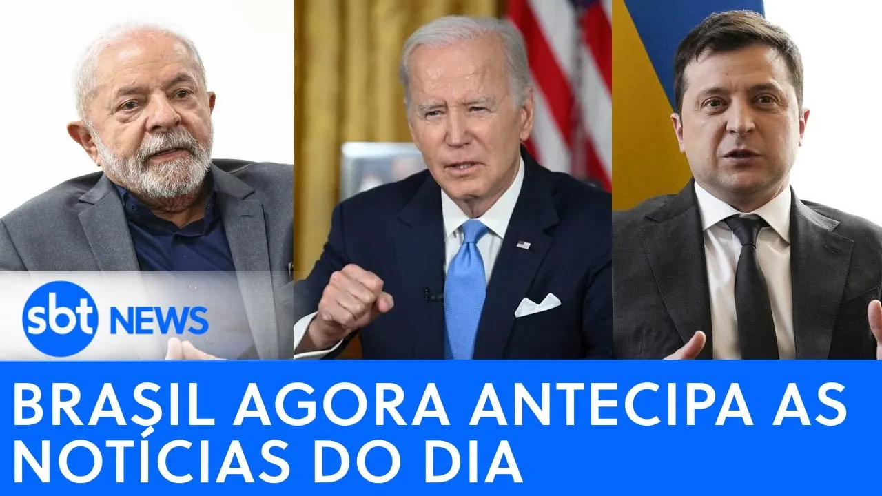 ????Brasil Agora: Lula antecipa volta ao Brasil, após encontro com Biden e Zelensky | SBT AO VIVO