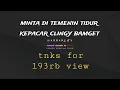 Download Lagu COWOK MANJA MINTA DI TEMENIN TIDUR