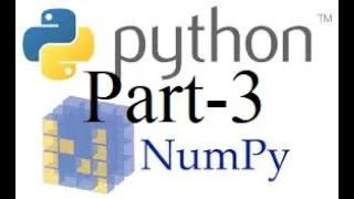 Numpy Part 3
