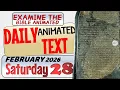 JW DAILY ANIMATED TEXT THE MOABITE STELE EXAMINE THE BIBLE ANIMATED