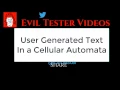 Creating Text With Cellular Automata - Hacking JavaScript Games based on Viewer Comments