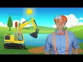 Construction Vehicles for Kids with Blippi | The Excavator Song