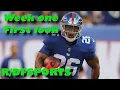 DRAFTKINGS NFL WEEK ONE FIRST LOOK