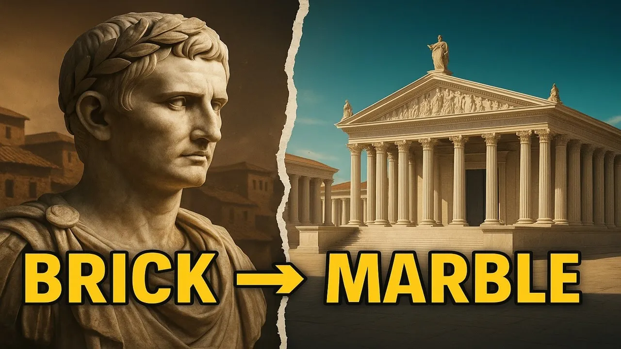 Why Augustus Covered Rome in Marble