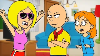 Karen Becomes A Babysitter Caillou Gets Her Fired Ungrounded