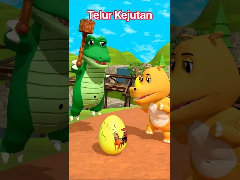 Telur Kejutan Shorts - Naik Delman - Lagu Anak Indonesia Telur Misteri