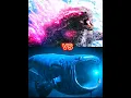 pink godzilla vs the bloop ! megalodon ! anger fish ! hippocampus#shorts#viral#monster#music#the)+(