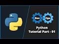 Python Tutorial For Beginners Part - 01 DevOps Tutorials for Beginners