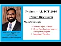 AL ICT 2016 Python python Python Questions AL ICT Siplin Institute Sumedha Appuhamy