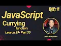 JavaScript Tutorial For Beginners In Hindi - Currying