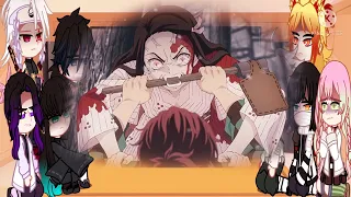 Past Hashiras React To Nezuko Kamado Demon Slayer Hashiras React Compilation 