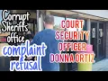 LaSalle County complaint refusal ADA violations Illegal signs Refusal of services