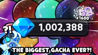 my largest 1 4 million crystals gacha cookie run kingdom