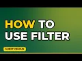 How to Use FILTER Function in Excel Dynamic Arrays Explained in 5 Minutes 2026