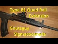 Sigmaco Quad Rail Extension for Type 81 Variant 1 Sigmacocanada T81