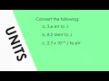 Converting between Joules and Electronvolts - Maths for A Level Physics