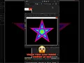 Mesmerizing Rainbow Star Spiral