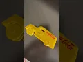 very rare yellow cast vintage Coca-Cola toy truck