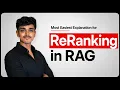 ReRanking in RAG Explained Bi-Encoders vs Cross-Encoders Code Implementation