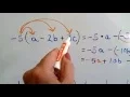 Algebra I 7a Distributive property over Subtraction