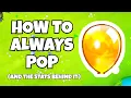 How To ALWAYS Pop The Golden Bloon in BTD6 And The Stats Behind It