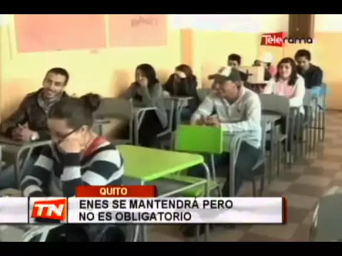 ENES se mantendrá pero no es obligatorio
