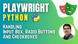 Playwright with Python Pytest How to Handle Input Box Radio Buttons And Checkboxes Session 5