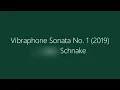 Vibraphone Sonata No 1 2019 - Amber Schnake